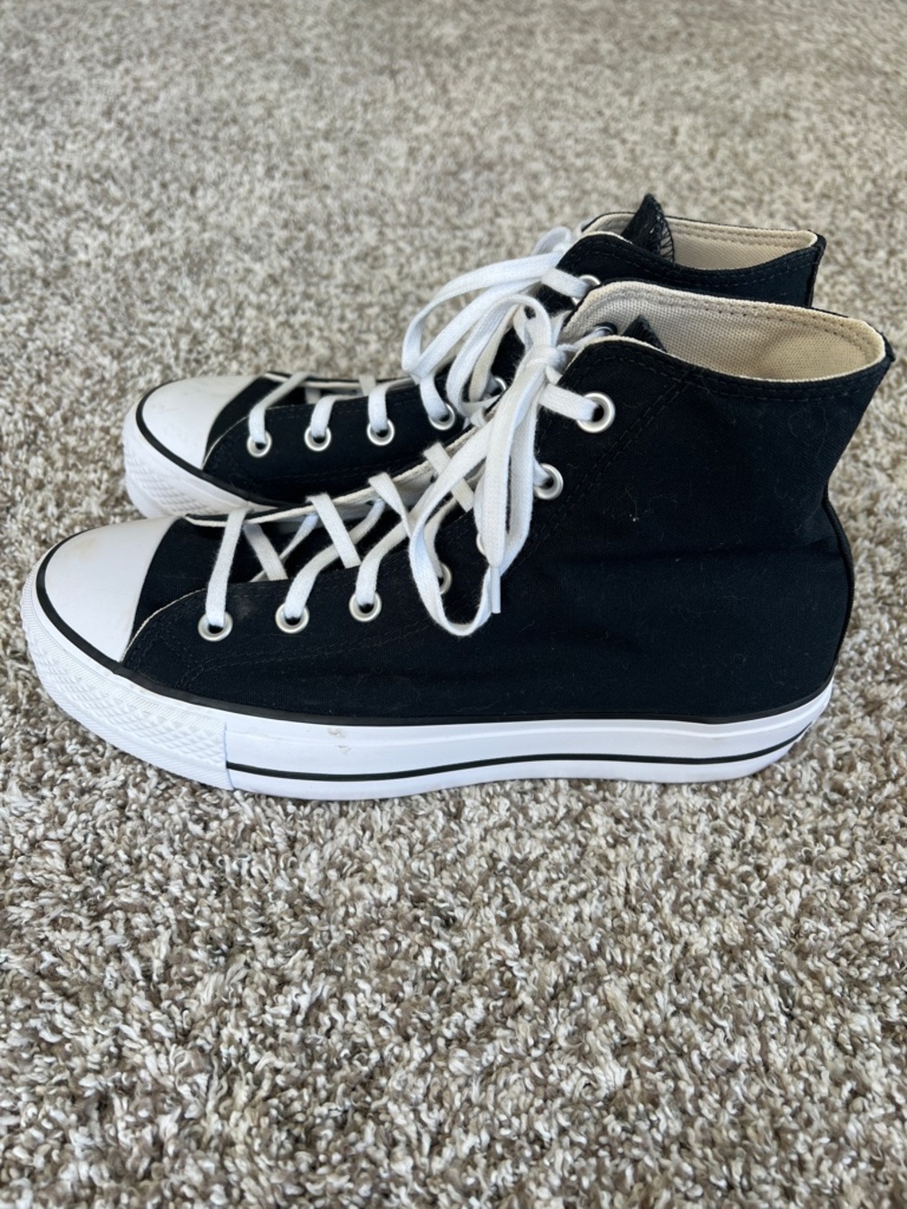 Converse Women's Chuck Taylor All Star Lift Platform Canvas Sneakers Size 9.5 - Picture 4 of 8